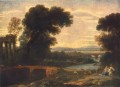 Landscape with the Rest on the Flight into Egypt 1666 Claude Lorrain